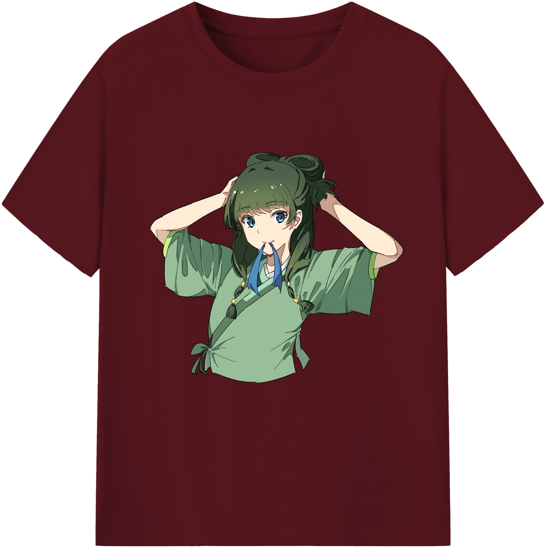 （画像用） 薬屋のひとりごと The Apothecary Diaries 綿100％半袖Tシャツ（フロントプリント）
